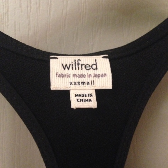 NWOT Aritzia Maxi Dress Black White xxs Wilfred - Picture 4 of 5